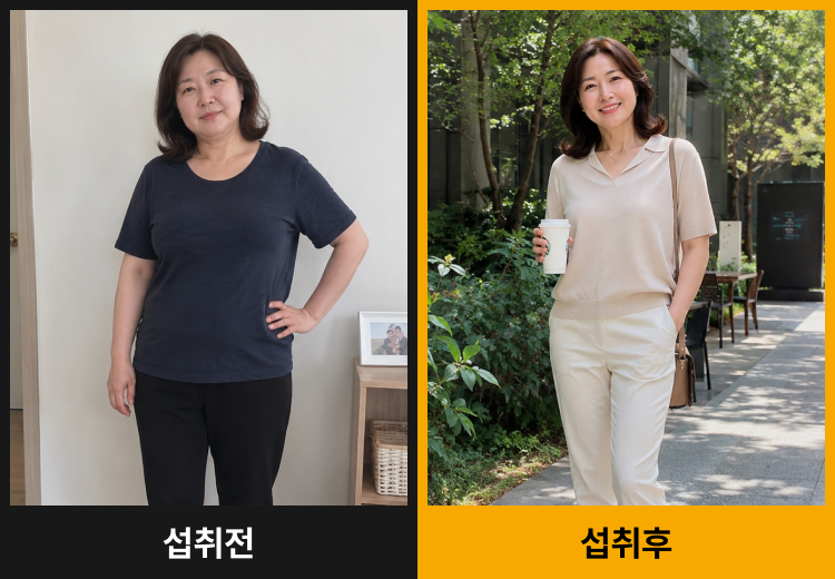 섭취 전후 비교 1